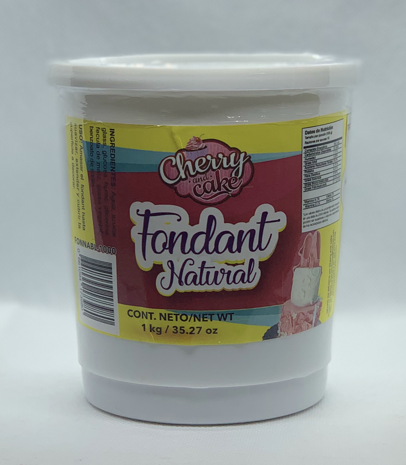 Fondant Negro 1 kg – Artisabor (Arte y Sabor)